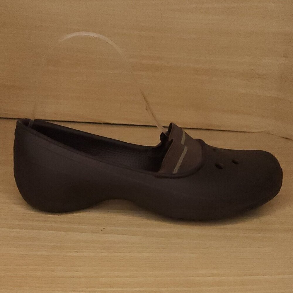 Crocs Juneau Brown Ballet Flats 7W